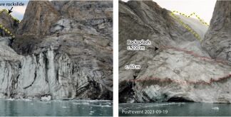 Cambiamento climatico in Groenlandia: un mega-tsunami alto 200 metri ha fatto tremare per 9 giorni i sismometri di tutto il mondo