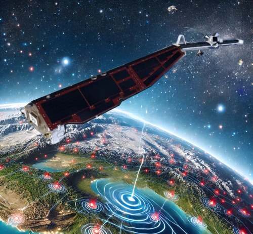 Dallo spazio segnali magnetici pre-terremoto