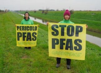 Greenpeace: Pfas, inquinamento diffuso in tutte le regioni