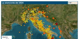 INGV, Nel 2024 quasi 17.000 eventi sismici in Italia