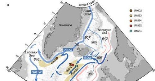 Nuove scoperte sulle correnti oceaniche dell’Atlantico del Nord e cambiamenti climatici globali