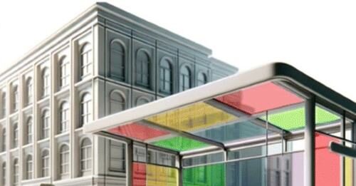 Pisa, fotovoltaico colorato con pannelli solari in plastica riciclata