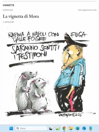 Vignette del giorno rassegna stampa